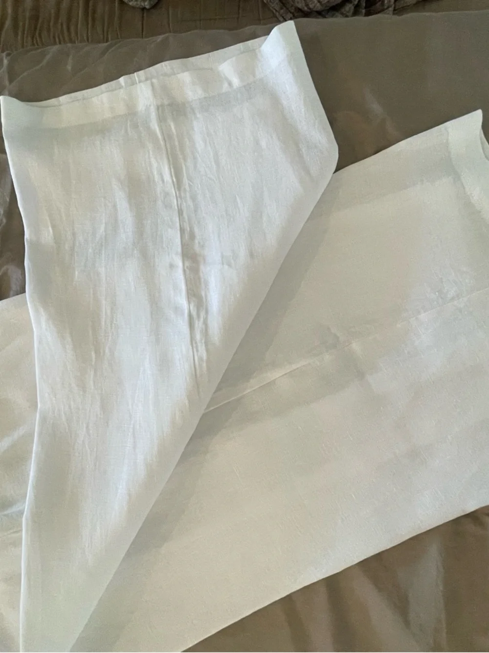 Quince linen lined pants. Size 16, new without tags, never worn, hemmed.